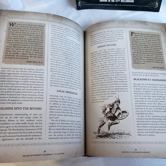 WARHAMMER 40000 CHAPTER APPROVED BOOK AND PILLARS - Picture 10 of 16